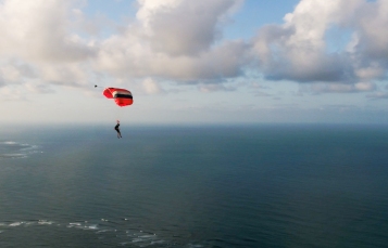 Jay Alvarrez Canopy Gliding